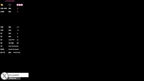 _arianasweet online show from November 12, 2025, 9:03 pm