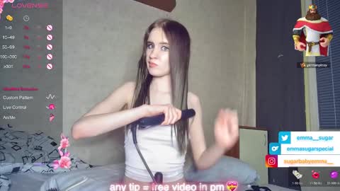 Snapshot of _emma_sugar chatting on March 1, 2025, 4:44 pm Emma Sugar online show from March 1, 2025, 4:44 pm