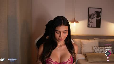 Snapshot of abril_w18 chatting on April 2, 2026, 11:57 pm My name is Alexa. Please say hello I like to chat with you. If you have requests please use tip online show from April 2, 2026, 11:57 pm