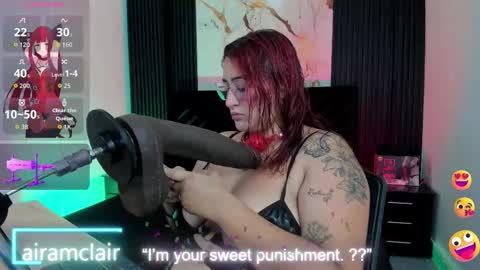 Airam Clair online show from November 18, 2025, 8:13 pm