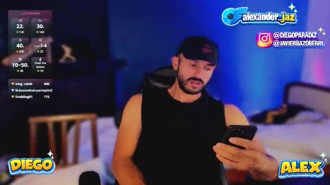 Alexander Jaz online show from February 22, 2026, 10:19 pm