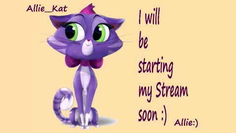 Snapshot of allie__kat chatting on October 18, 2025, 2:29 pm Allie online show from October 18, 2025, 2:29 pm