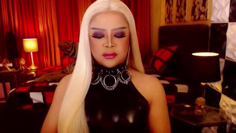 Snapshot of amazingfatcock_ts chatting on October 12, 2025, 9:30 am MISS JAZMINE QUEEN OF HELLFIRE online show from October 12, 2025, 9:30 am