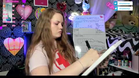 ArtsyHeartsyy online show from February 6, 2025, 6:08 am