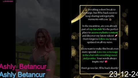 Ashly Betancur  online show from December 24, 2024, 2:32 am