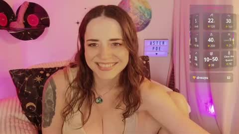 Aster Poe online show from March 23, 2026, 9:41 pm