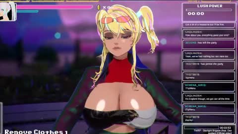 Athena Airis online show from March 27, 2026, 3:23 pm