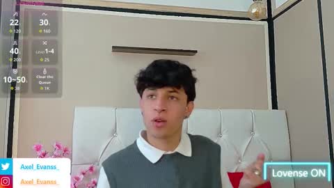 Axel Evanss online show from October 13, 2025, 1:00 pm