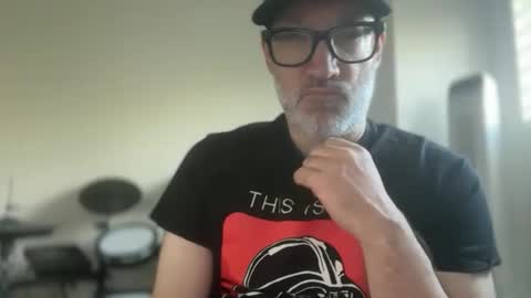 Snapshot of badboymusician chatting on May 27, 2026, 10:40 pm RockHardDrummer online show from May 27, 2026, 10:40 pm