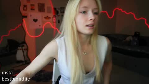 Snapshot of bestblondiiecb chatting on January 20, 2025, 5:16 pm Chloe Next stream on Friday online show from January 20, 2025, 5:16 pm