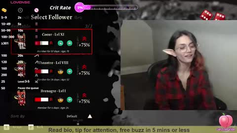 Bex Black online show from February 6, 2026, 1:54 am