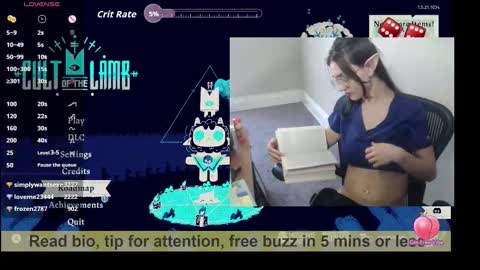 Bex Black online show from February 15, 2026, 6:15 pm