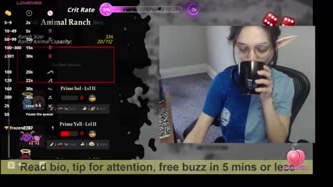 Bex Black online show from February 22, 2026, 1:53 pm