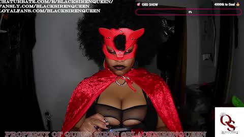 Snapshot of blacksirenqueen chatting on October 30, 2025, 7:21 am Queen Siren online show from October 30, 2025, 7:21 am