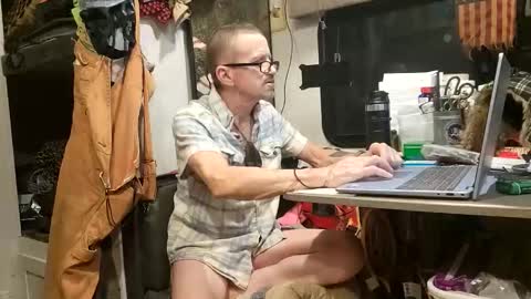 Snapshot of brushsquach chatting on March 24, 2026, 5:12 am Steve... aka SkinnieDippin aka TimberTramp online show from March 24, 2026, 5:12 am