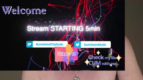 Snapshot of bunnieandthedude chatting on February 24, 2025, 3:12 am BUNNIE and THE DUDE TheLebowskis online show from February 24, 2025, 3:12 am