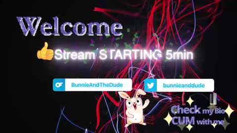 Snapshot of bunnieandthedude chatting on February 25, 2025, 6:03 am BUNNIE and THE DUDE TheLebowskis online show from February 25, 2025, 6:03 am