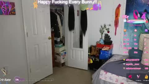 Snapshot of bunnycheekz chatting on February 14, 2025, 4:58 am Tokki bunny online show from February 14, 2025, 4:58 am