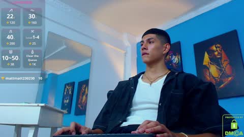 Snapshot of calavalerio chatting on January 11, 2025, 8:21 pm Valerio online show from January 11, 2025, 8:21 pm