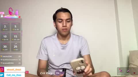 Snapshot of call_me_theo chatting on October 12, 2025, 5:39 am Mateo online show from October 12, 2025, 5:39 am