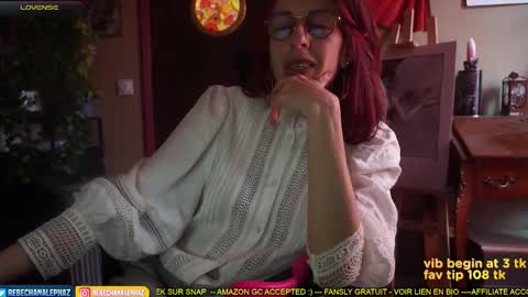 Snapshot of chanalephaz chatting on March 13, 2026, 1:18 pm Rebecca online show from March 13, 2026, 1:18 pm