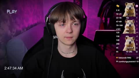 lynxy online show from January 12, 2025, 11:47 pm