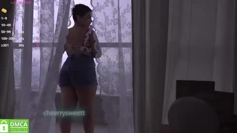 Snapshot of cheerrysweett chatting on February 10, 2025, 1:22 pm Baby Cherry online show from February 10, 2025, 1:22 pm