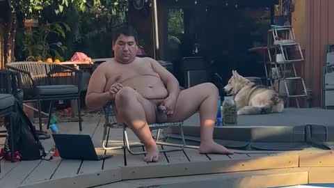 Snapshot of chubbynudistboy chatting on March 19, 2026, 12:58 am chubbynudist online show from March 19, 2026, 12:58 am