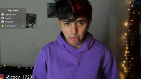 Snapshot of cody_evanss chatting on January 9, 2025, 1:08 am cody online show from January 9, 2025, 1:08 am