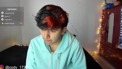 Snapshot of cody_evanss chatting on January 13, 2025, 6:38 pm cody online show from January 13, 2025, 6:38 pm