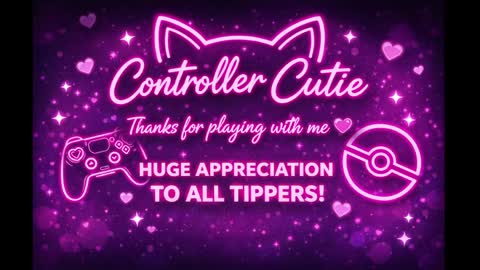 controllercutie online show from April 7, 2026, 12:38 pm