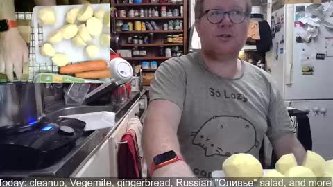 Cookie - I do cooking streams occasionally. Next stream  online show from December 27, 2024, 1:18 pm