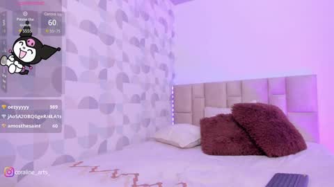 Snapshot of coraline_arts chatting on December 12, 2024, 9:58 pm Cora online show from December 12, 2024, 9:58 pm