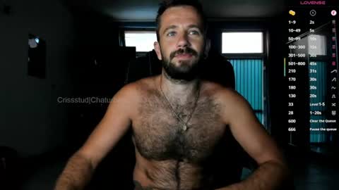 Snapshot of crissstud chatting on July 6, 2026, 3:14 am Criss online show from July 6, 2026, 3:14 am