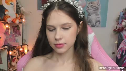 Snapshot of cutierori chatting on January 13, 2025, 7:11 am Rori Instagram cutierori online show from January 13, 2025, 7:11 am