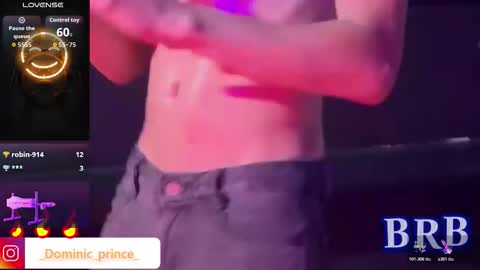 DOMINIC PRINCE   online show from January 13, 2026, 4:12 pm