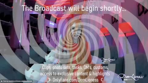 DomLioness online show from January 24, 2025, 11:02 pm