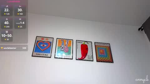 Snapshot of emmycb chatting on October 21, 2025, 10:43 pm Em online show from October 21, 2025, 10:43 pm