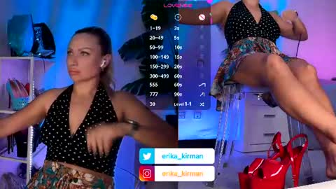 Snapshot of erika_kirman chatting on June 26, 2026, 10:52 am Erika online show from June 26, 2026, 10:52 am
