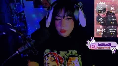 Snapshot of gloriette__ chatting on January 19, 2025, 4:22 am LALISA online show from January 19, 2025, 4:22 am