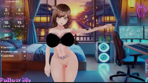 Hanae online show from February 23, 2025, 1:46 am