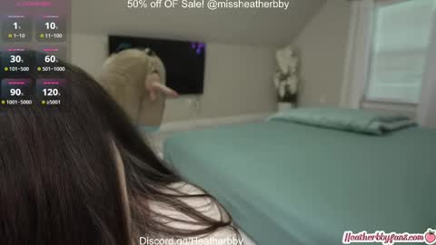 Snapshot of heatherbby chatting on April 12, 2026, 10:59 pm Heather online show from April 12, 2026, 10:59 pm