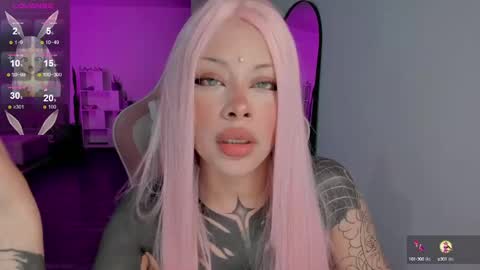 Snapshot of heybambino_ chatting on January 11, 2025, 3:34 am Bambi.....Help me get 100 likes in the satisfaction bar. online show from January 11, 2025, 3:34 am