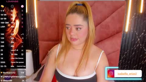 Snapshot of isabella_arias1 chatting on March 7, 2025, 10:02 am Isabella Arias online show from March 7, 2025, 10:02 am