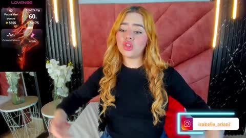 Snapshot of isabella_arias1 chatting on March 12, 2025, 4:19 am Isabella Arias online show from March 12, 2025, 4:19 am
