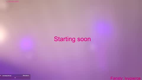 Ivy Pierce  online show from September 15, 2025, 1:22 pm