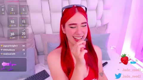 Snapshot of jadee_reed chatting on February 21, 2025, 7:01 am Jade Red online show from February 21, 2025, 7:01 am