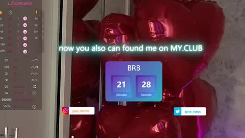 Snapshot of jane_meys chatting on February 16, 2025, 8:10 am your kitty JANE roawww online show from February 16, 2025, 8:10 am