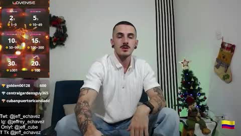 Snapshot of jeff_cube chatting on January 1, 2025, 1:37 am Jeff and Mugi Independent model online show from January 1, 2025, 1:37 am