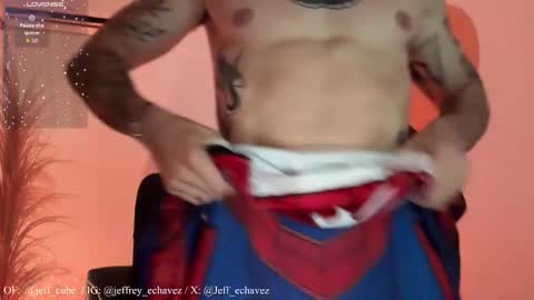 Snapshot of jeff_cube chatting on October 16, 2025, 7:37 pm Jeff and Mugi Independent model online show from October 16, 2025, 7:37 pm